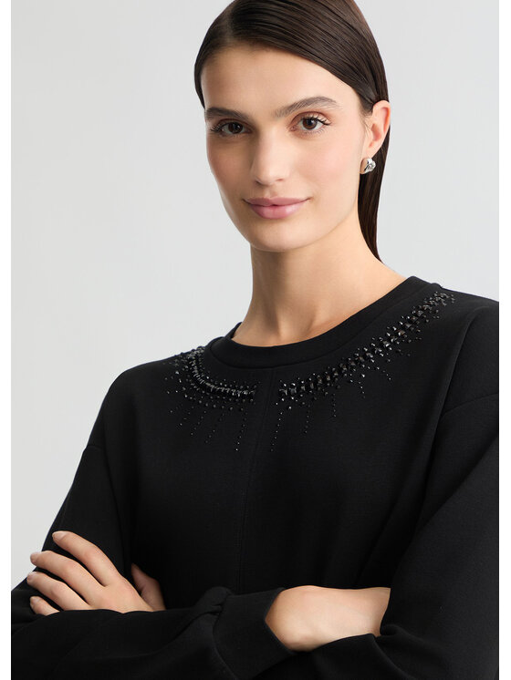 Liu Jo Liu Jo Felpa TA5014F Nero Regular Fit