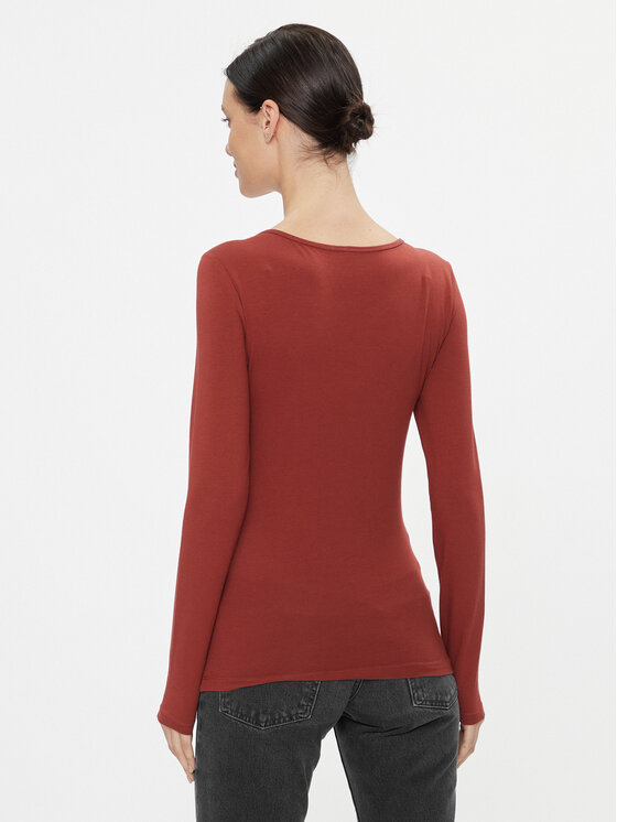 ONLY ONLY Särkpluus 15204712 Punane Stretch Fit