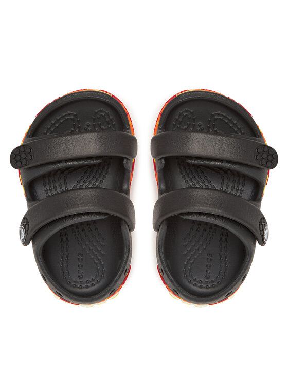 Crocs Crocs Sandali Toddler Crocband™ Cruiser Flames 211269 Nero