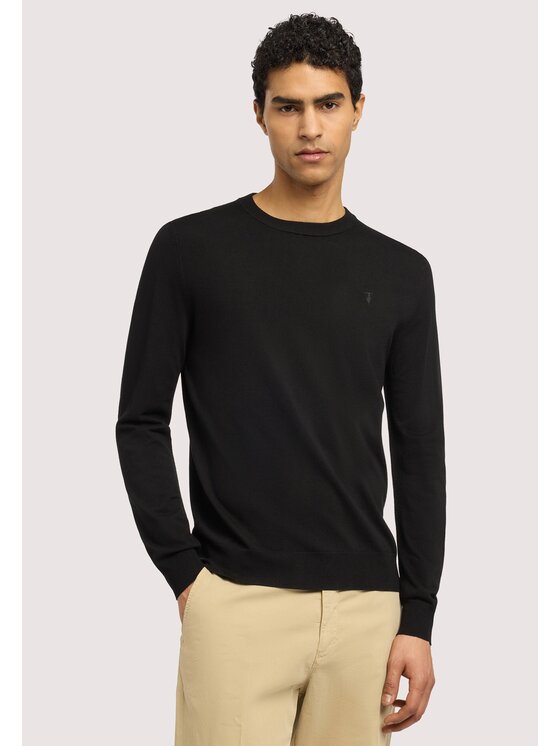 Trussardi Trussardi Sweter M0168000077N033 Czarny Regular Fit