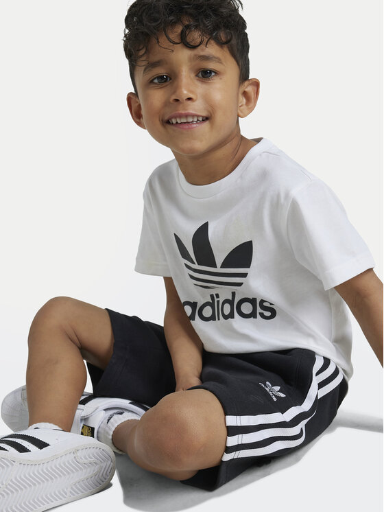 adidas adidas Sada T-shirt a šortky adicolor JE1613 Černá Regular Fit