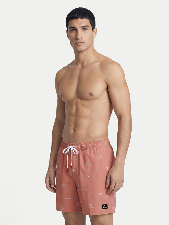 Quiksilver Quiksilver Plavecké šortky Stretch Printed Volley 16 EQYJV04217 Ružová Regular Fit