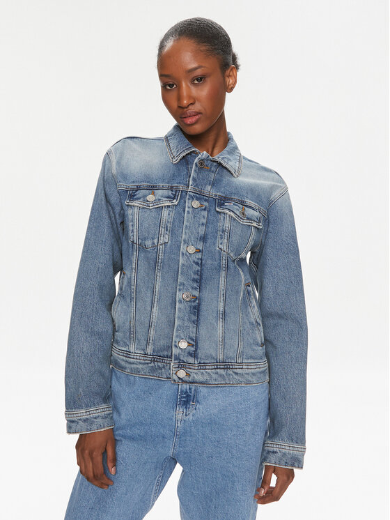 Tommy Jeans Tommy Jeans Farmer kabát DW0DW16994 Kék Regular Fit