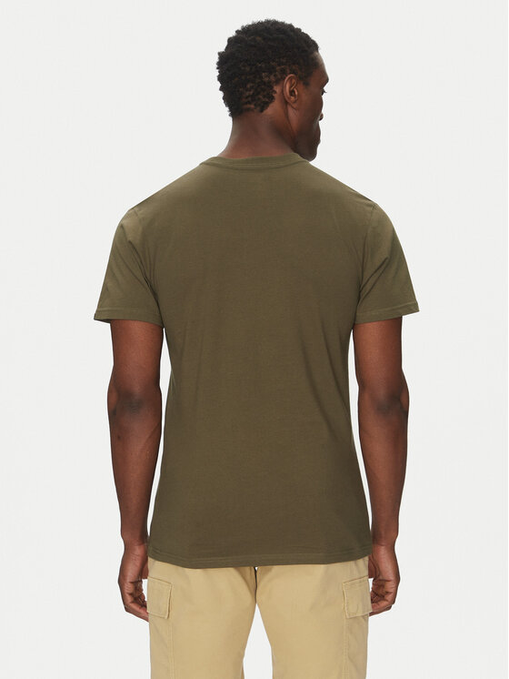 Quiksilver Quiksilver T-shirt EQYZT08056 Zelena Regular Fit