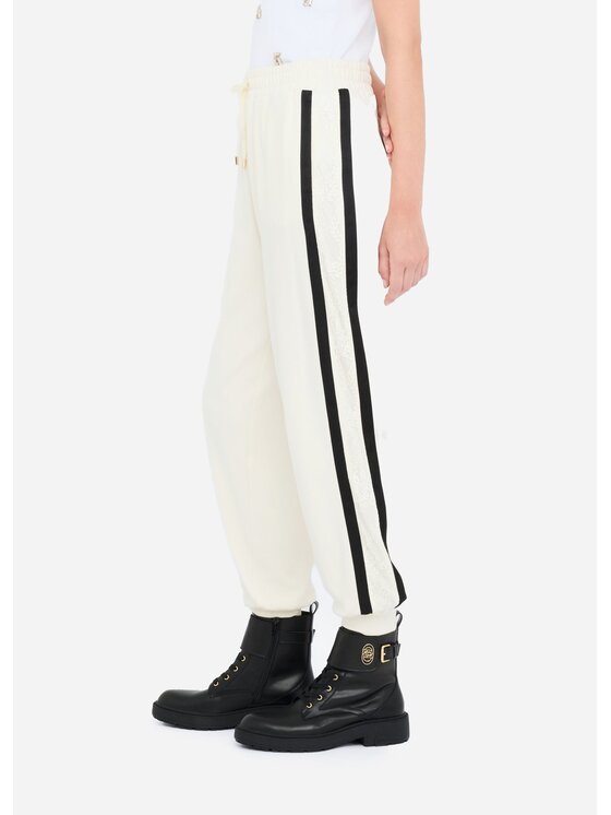 Liu Jo Liu Jo Pantaloni di tessuto TF5010J452303N76 Bianco Regular Fit
