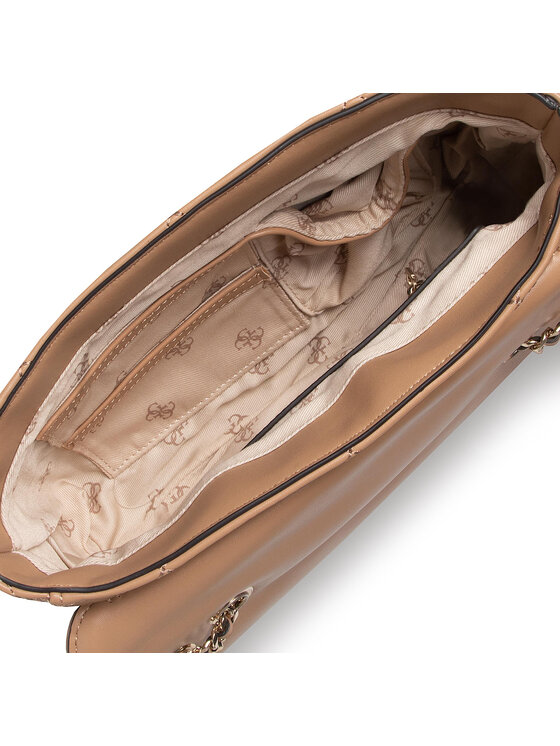 Guess Guess Ročna torba Cessily Convertible Xbody Flap HWQG76 79210 Bež