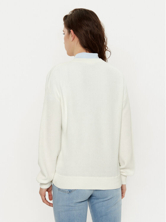 Lacoste Lacoste Megztinis AF5622 Écru Regular Fit
