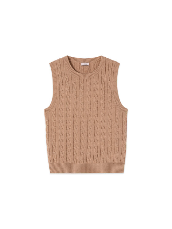 Oltre Oltre Sweter M335J005589N012 Kremowy Regular Fit