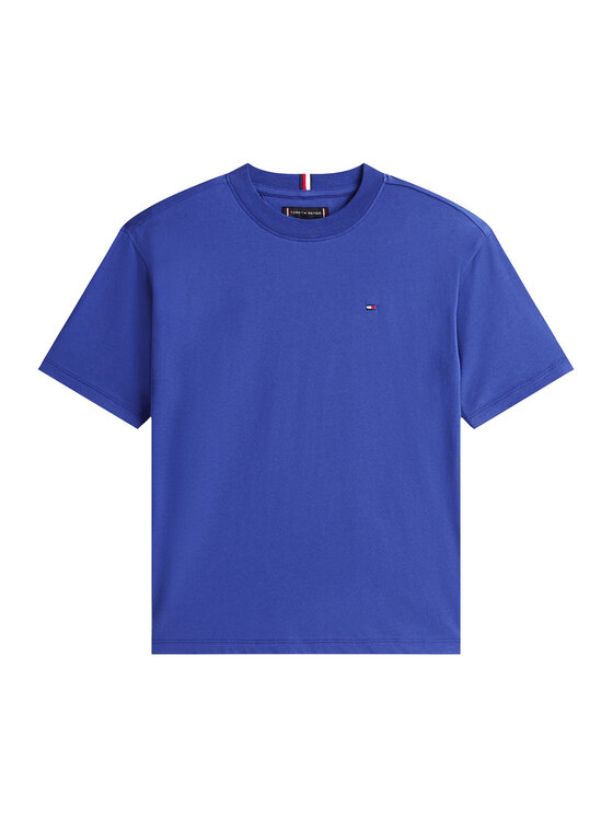 Tommy Hilfiger Tommy Hilfiger Tricou Essential Archive KB0KB09646 M Albastru Regular Fit