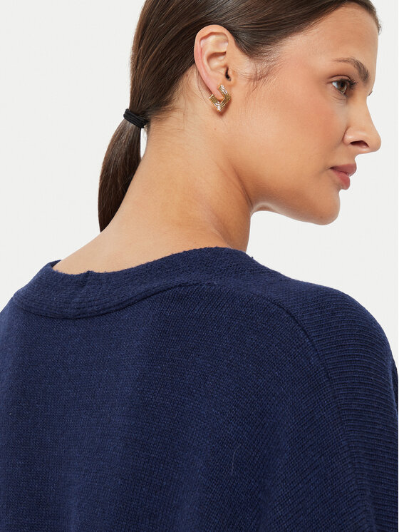 Kontatto Kontatto Strickjacke 3M0172 AI253M06 Dunkelblau Regular Fit