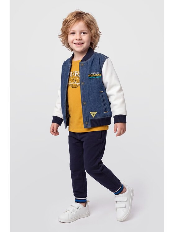 Guess Kids Guess Kids T-Shirt 185387 Pomarańczowy Classic Fit