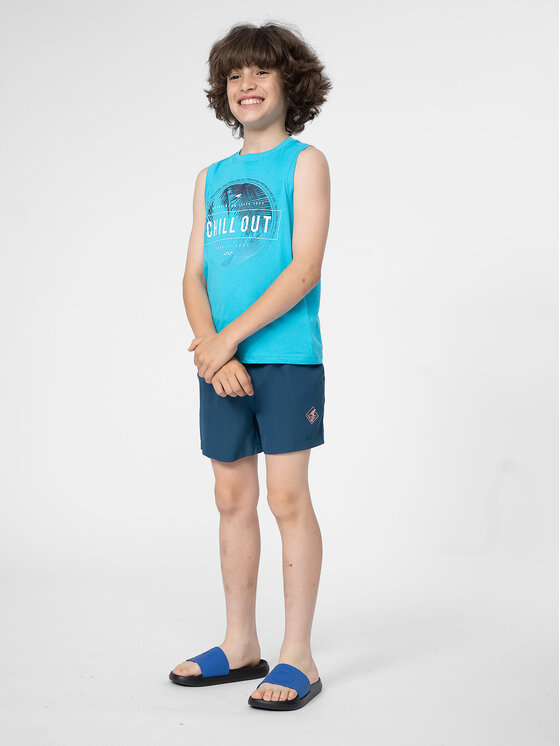 4F 4F Pantaloncini da bagno 4FJSS23UBDSM018-32S Blu scuro