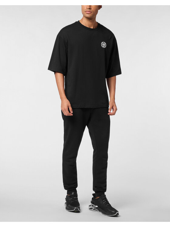 Plein Sport Plein Sport T-Shirt 23095 Czarny Regular Fit