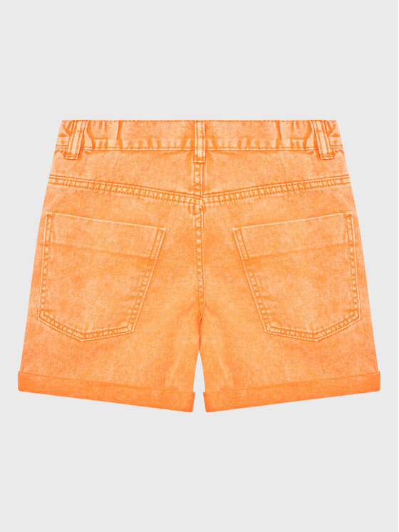 United Colors Of Benetton United Colors Of Benetton Auduma šorti 4I8BC9018 Oranžs Regular Fit