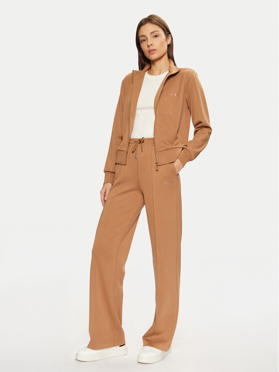Guess Guess Spodnji del trenirke V5RB19 KCOB2 Rjava Regular Fit