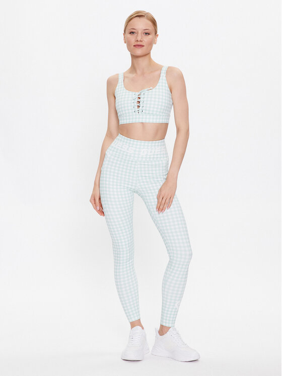 Guess Guess Бюстгальтер-топ Davina V3GP12 MC049 Зелений