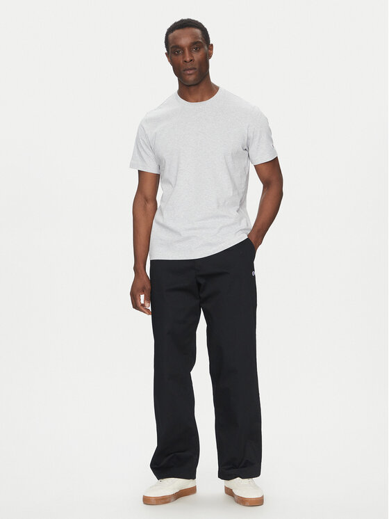 Champion Champion Παντελόνι υφασμάτινο 220715 Μαύρο Regular Fit