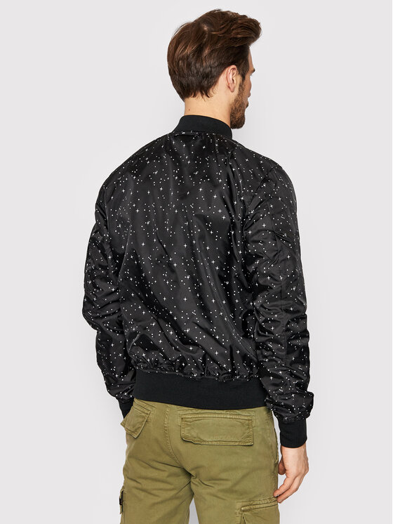 Alpha Industries Alpha Industries Kurtka bomber Ma-1 Tt Nasa 186101 Czarny Regular Fit