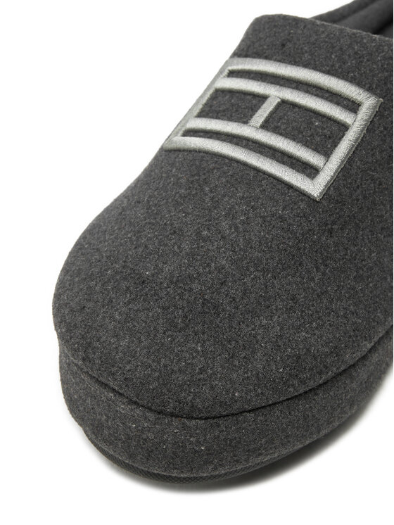 Tommy Hilfiger Tommy Hilfiger Kapcie Flag Warm Felt House Shoe FM0FM05227 Granatowy