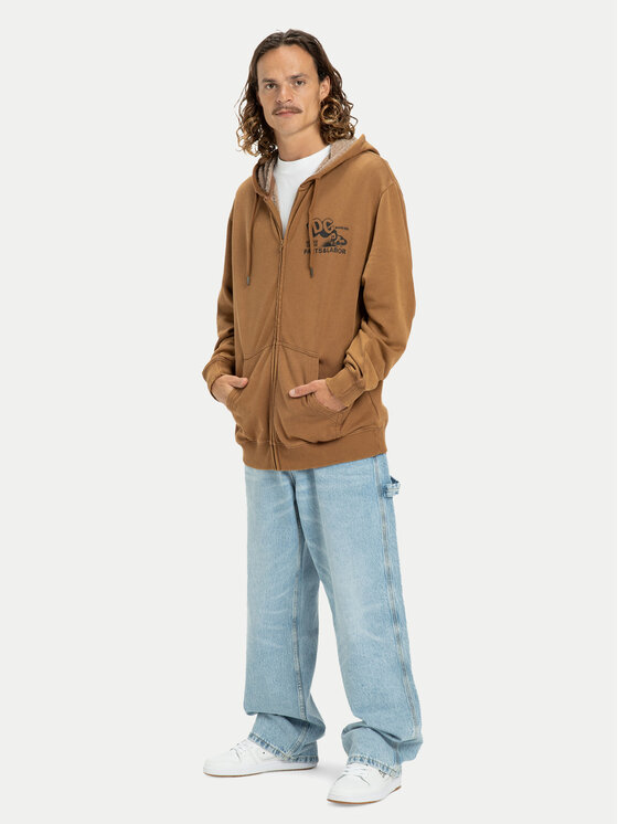 DC Shoes DC Shoes Sweatshirt Parts Dep EDYSF03257 Braun Regular Fit