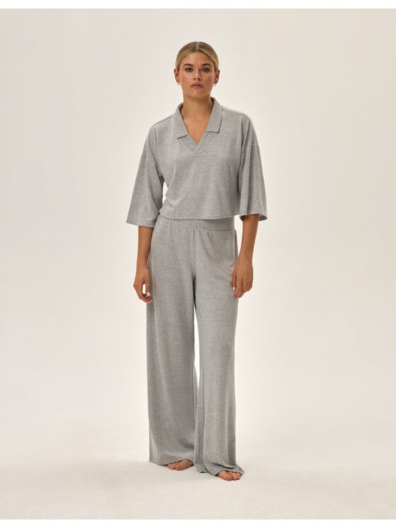 Esotiq Esotiq Piżama 42077 Beżowy Regular Fit