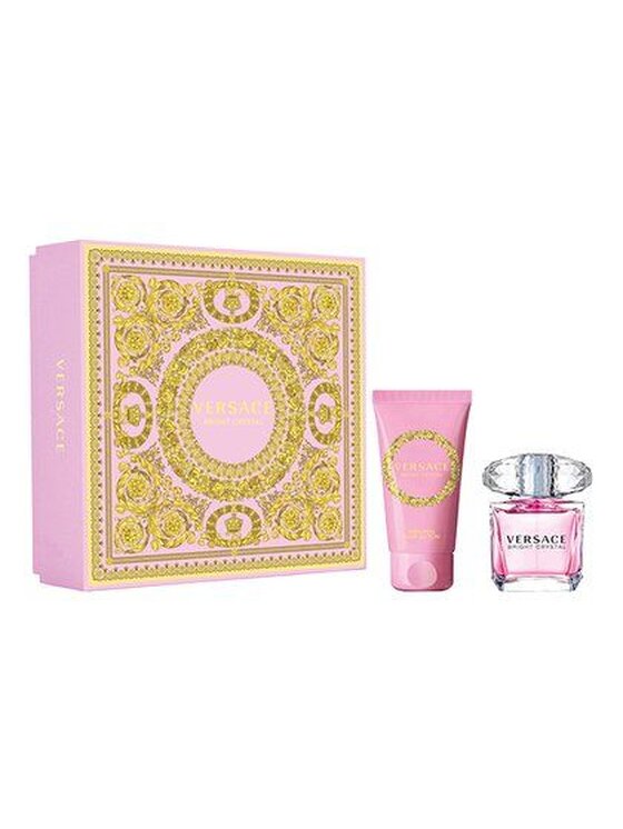 Zestaw zapachowy Versace, Versace Bright Crystal 30ml woda toaletowa + 50ml balsam do ciała