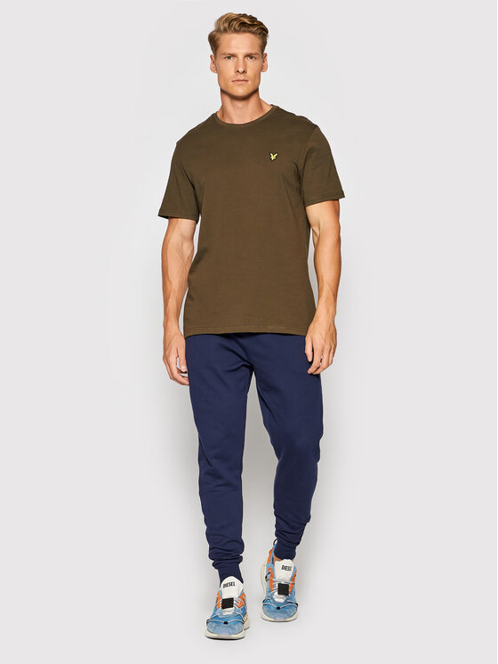 Lyle & Scott Lyle & Scott T-shirt Plain TS400VOG Verde Regular Fit