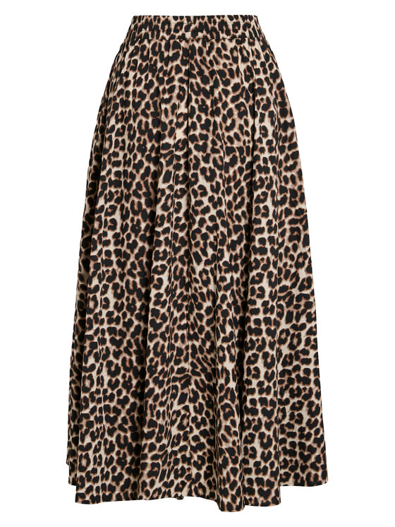 Vila Vila Maxi suknja Valencia 14106880 Smeđa Regular Fit