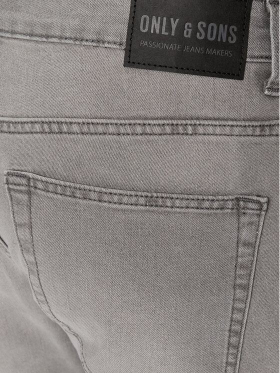 Only & Sons Only & Sons Jeansy Loom 22027617 Šedá Slim Fit