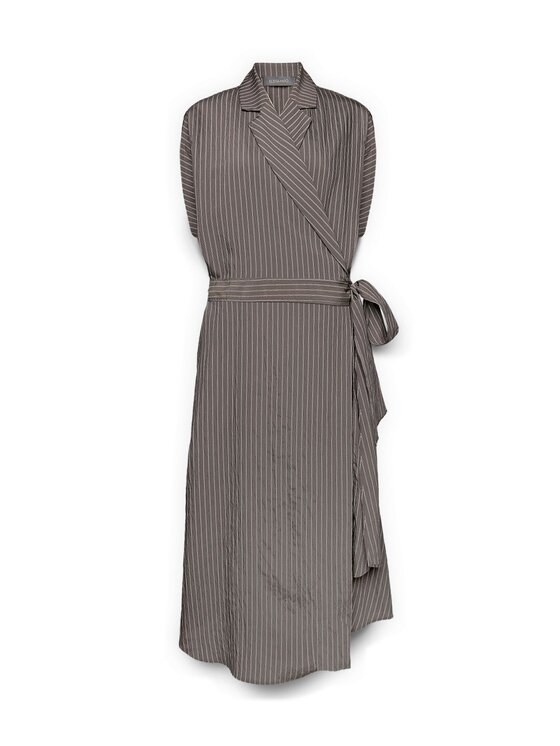 Elena Mirò Elena Mirò Sukienka koktajlowa 7063Z200120N051 Szary Regular Fit