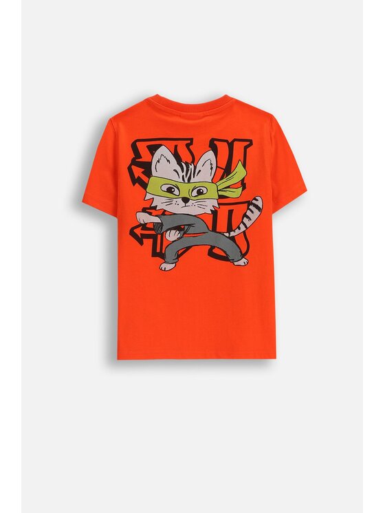 Coccodrillo Coccodrillo T-Shirt ZC5143201SBK-009 Červená Regular Fit