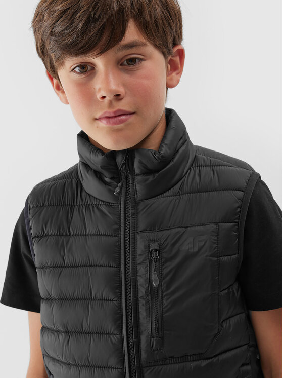 4F 4F Liemenė 4FJAW23TVJAM040 Juoda Regular Fit