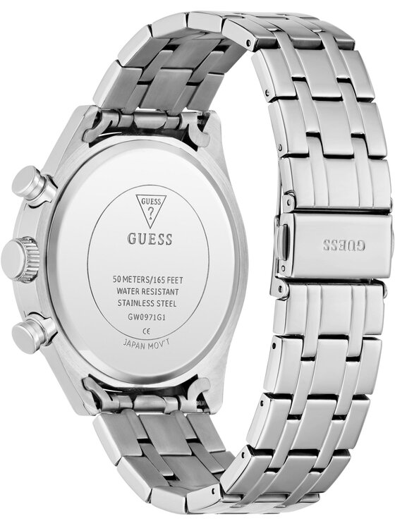 Guess Guess Hodinky GW0971G1 Stříbrná