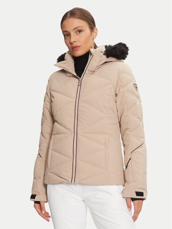 Rossignol Giacca da sci Staci RLMWJ07 Beige Regular Fit, taglia : XS