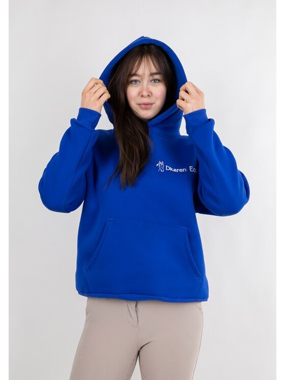 DKaren Sport DKaren Sport Bluza Eq 001 Niebieski Classic Fit