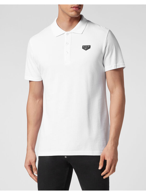 PHILIPP PLEIN PHILIPP PLEIN Polo 181 Bianco Slim Fit