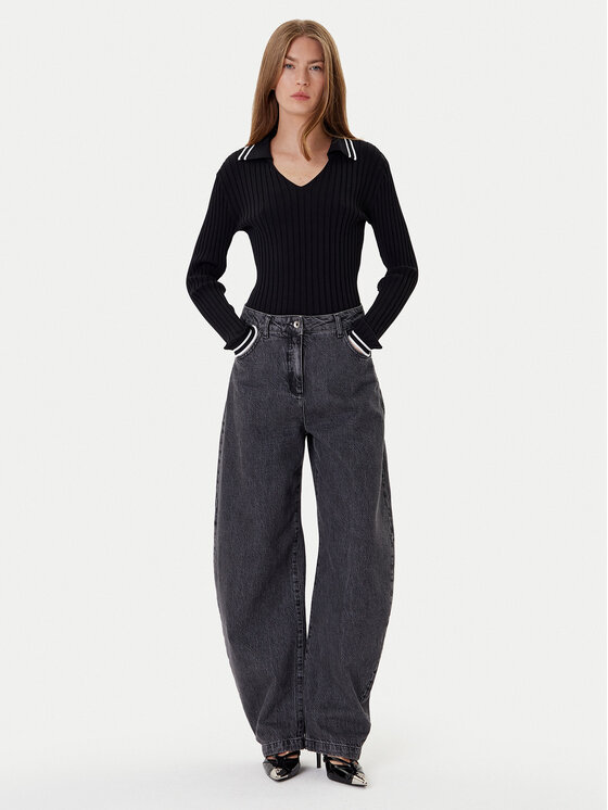 PINKO PINKO Πουλόβερ Linosa 105418 A2PS Μαύρο Regular Fit