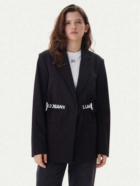 Karl Lagerfeld Jeans Karl Lagerfeld Jeans Піджак B1W14024 Чорний Regular Fit