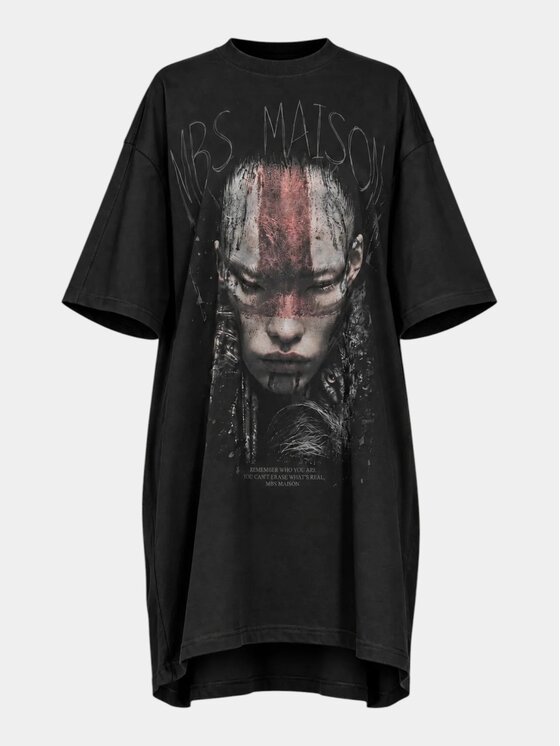 MADE BY SOCIETY MADE BY SOCIETY T-Shirt T27838JS1264440-TRICOU Czarny Basic Fit
