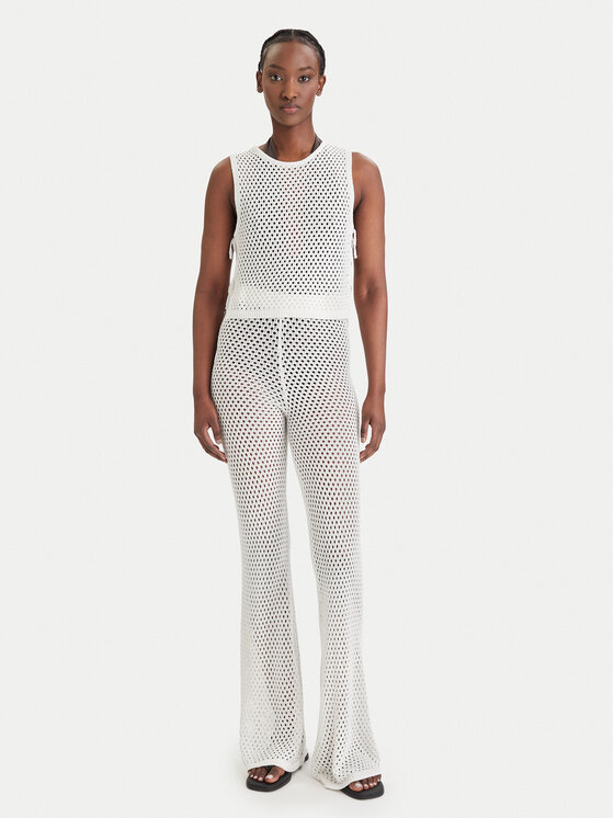 Guess Guess Τοπ E6GR01 Z5632 Λευκό Regular Fit