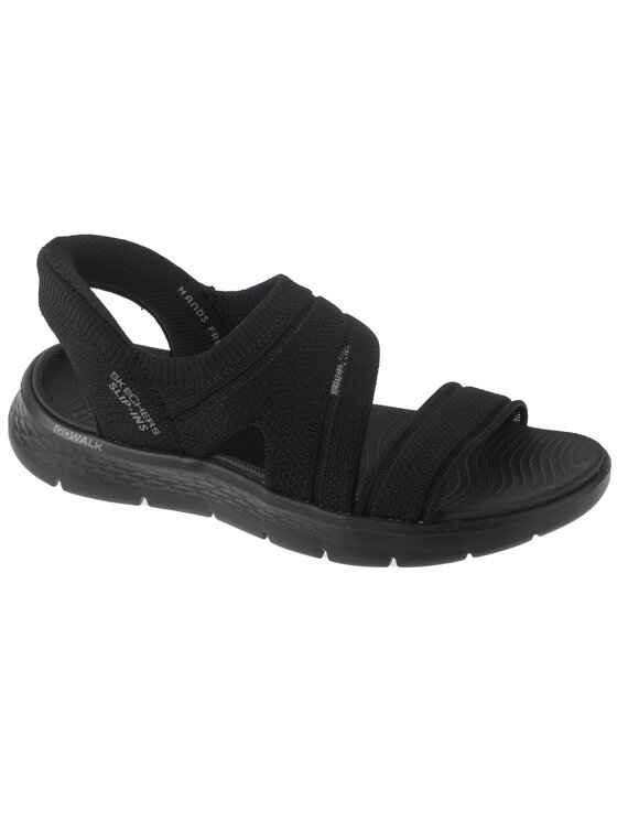 Skechers Skechers Sandały Skechers Slip-Ins: Go Walk Flex Sandal - Enticing Czarny