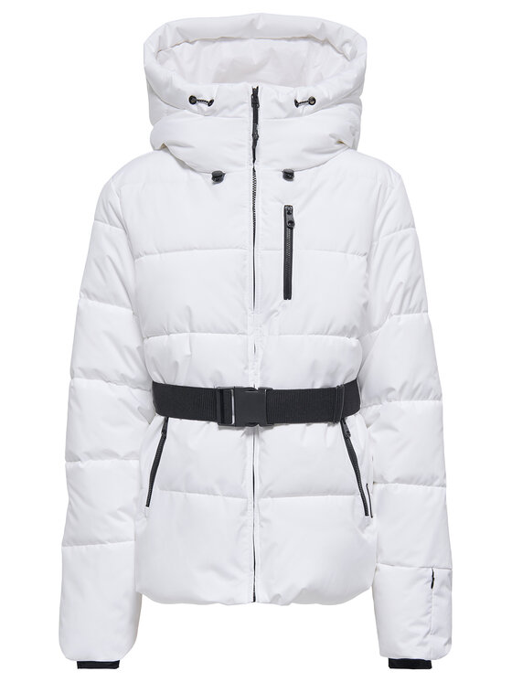 ONLY ONLY Μπουφάν χειμωνιάτικο Harper 15352040 Λευκό Regular Fit