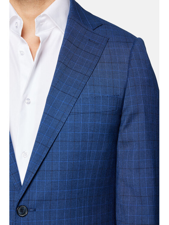 Lancerto Lancerto Garnitur Rennes GA073124000010 Granatowy Slim Fit