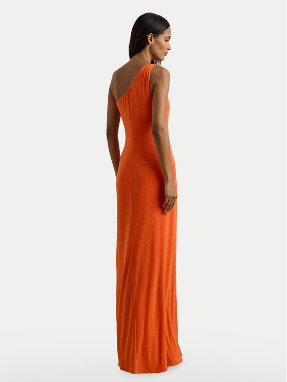 LAUREN RALPH LAUREN LAUREN RALPH LAUREN Sukienka wieczorowa 253751483033 Pomarańczowy Slim Fit