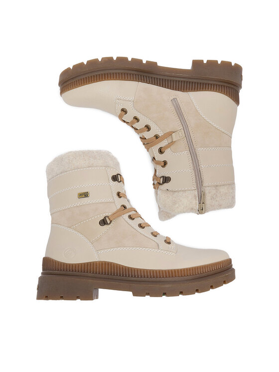Remonte Remonte Schnürschuhe CEO-D0C77-60 Beige