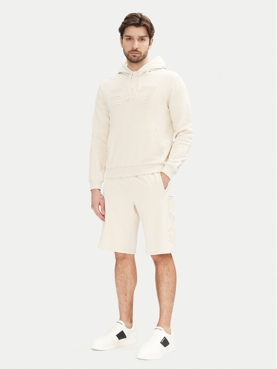 EA7 Emporio Armani EA7 Emporio Armani Sportovní kraťasy 7M000153 AF10432 U1079 Écru Regular Fit