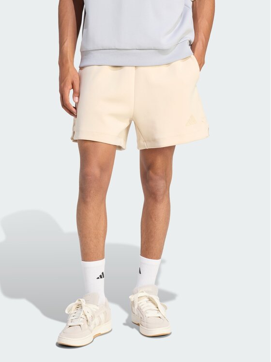 adidas adidas Szorty materiałowe 158908 Beżowy Loose Fit
