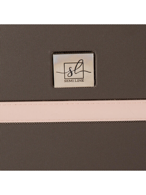 Semi Line Semi Line Valigia media T5508-2 Marrone