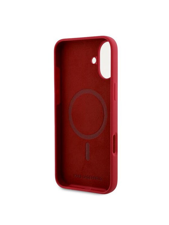KARL LAGERFELD KARL LAGERFELD Etui na telefon Apple iPhone 16 Plus Czerwony