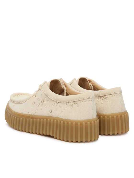 Clarks Clarks Półbuty Torhill Bee 26186297 Écru